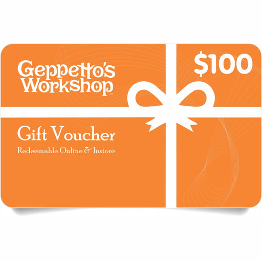 Gift Voucher - $100 - Geppetto's Workshop