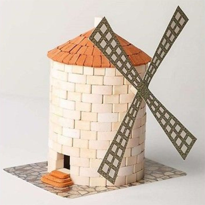 wise elk mini bricks windmill built