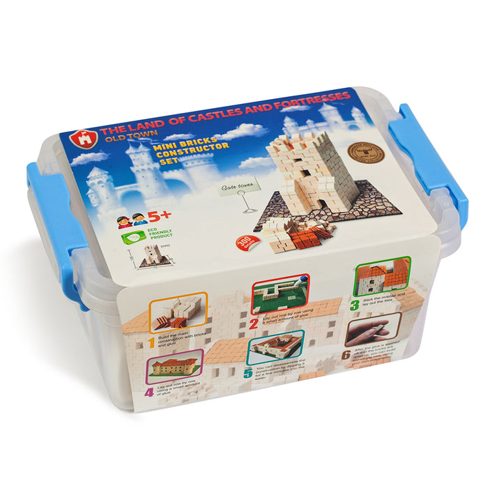 wise elk mini bricks gate tower packaging