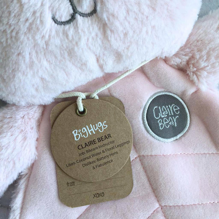 ob designs comforter claire bear tag