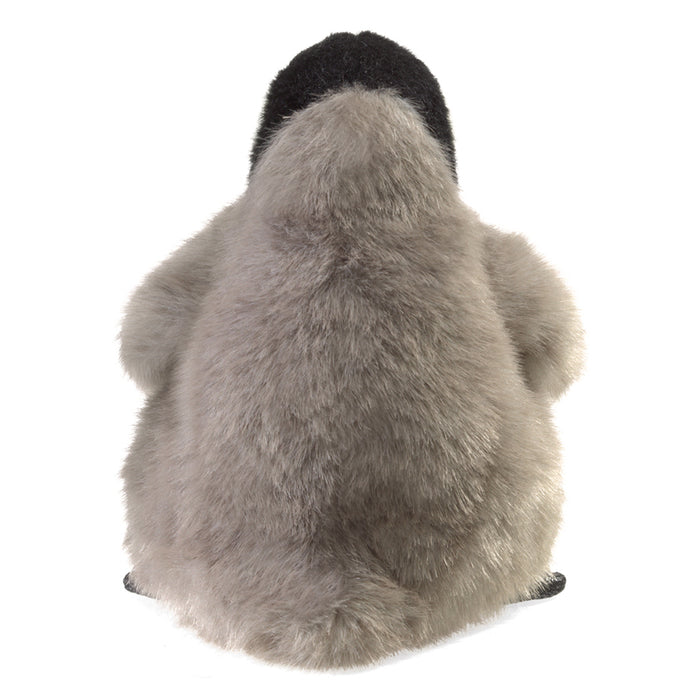 folkmanis baby emperor penguin puppet back