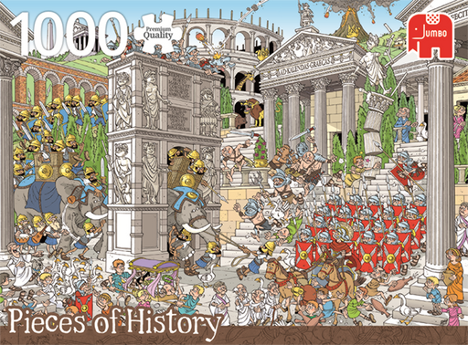 1000 Piece Puzzle - Pieces of History / The Romans - Geppetto's Workshop