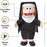 Nun - 14 inch / Peach - Geppetto's Workshop