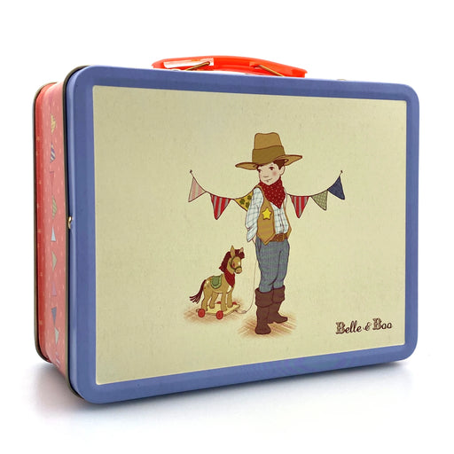 Tin Carry Case - Ellis Pirate Cowboy - Geppetto's Workshop