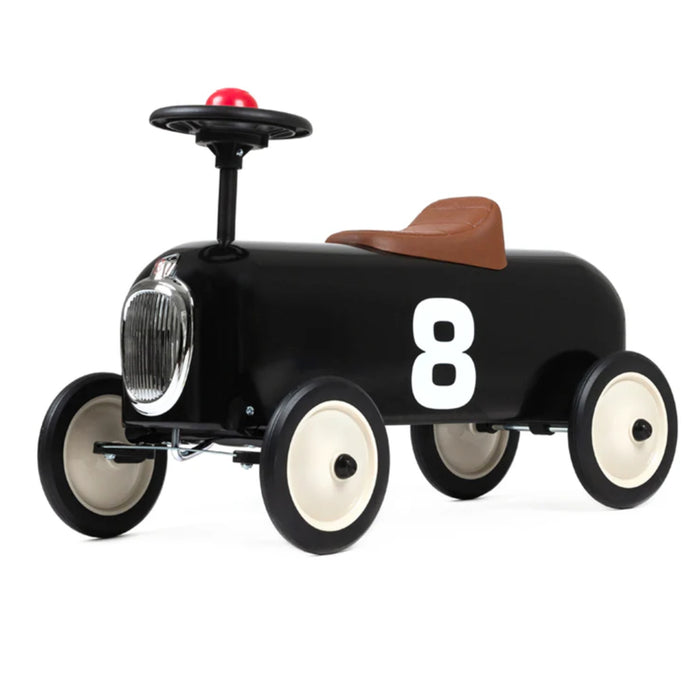 Black Ride-On Racer