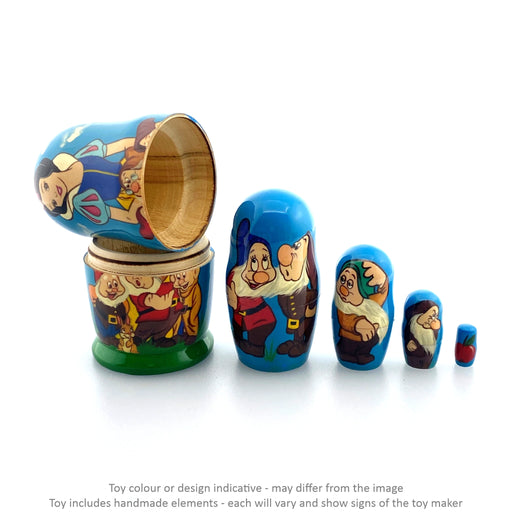 Snow White - Small Blue / 5 pc set / Approx 11 cm - Geppetto's Workshop