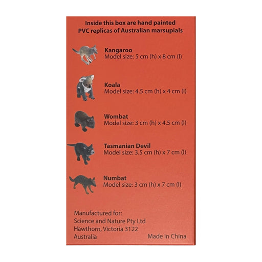 Box of Figurines - Marsupials / 5 pcs - Geppetto's Workshop