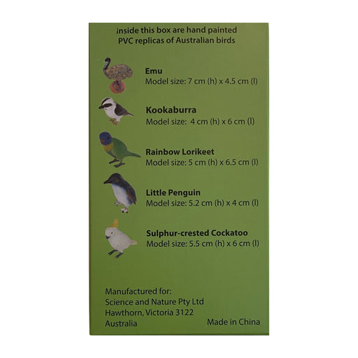 Box of Figurines - Birds / 6 pcs - Geppetto's Workshop