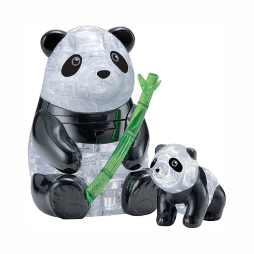 3D Crystal Puzzle - Panda Pair / 42 pcs - Geppetto's Workshop