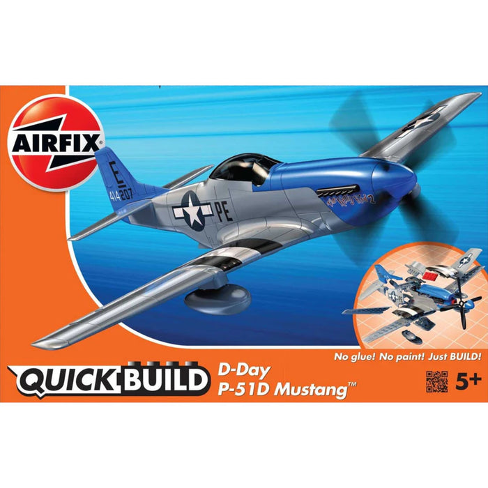 Airfix 6046 QUICKBUILD D-Day P-51D Mustang (J6046) - - Légcsavaros Airfix 6046 QUICKBUILD D-Day P-51D Mustang (J6046) - - Légcsavaros