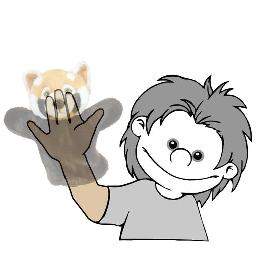 Lil Friends Puppet - Red Panda / 26 cm - Geppetto's Workshop