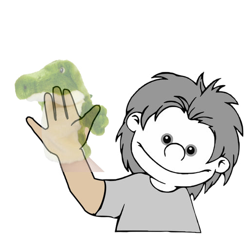 Lil Friends Puppet - Crocodile / 26 cm - Geppetto's Workshop