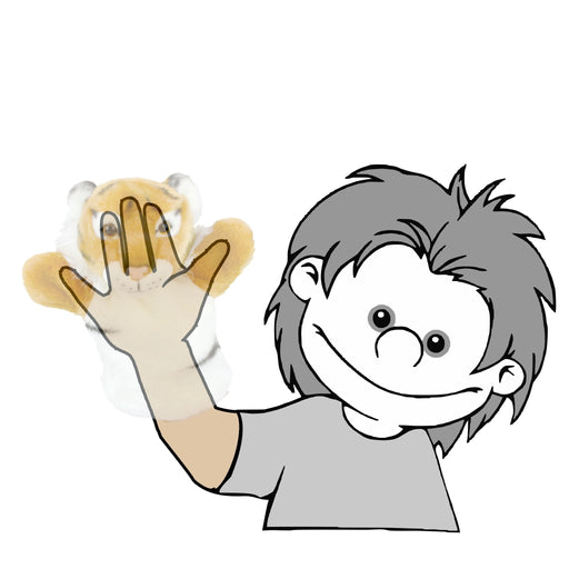 Lil Friends Puppet - Tiger / 26 cm - Geppetto's Workshop