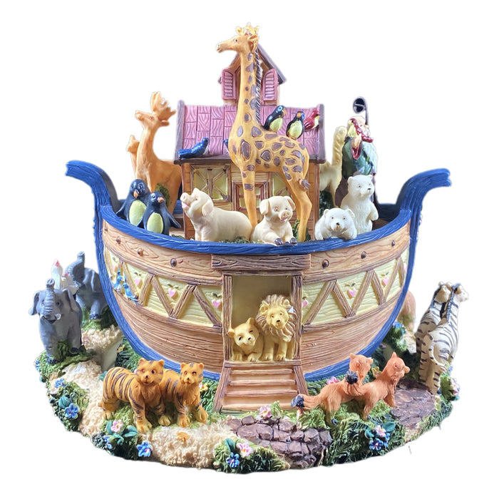 Rotating Music Box - Noahs Ark / 16 cm - Geppetto's Workshop