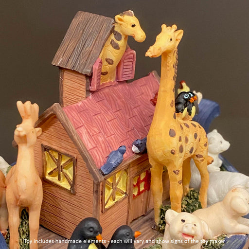 Rotating Music Box - Noahs Ark / 16 cm