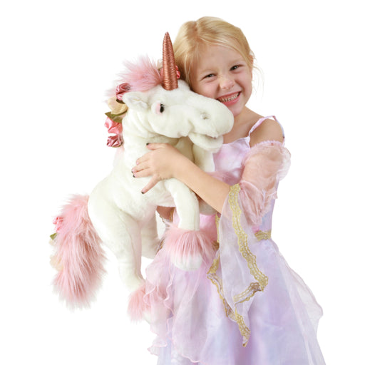 Unicorn Puppet with Music Box Tail