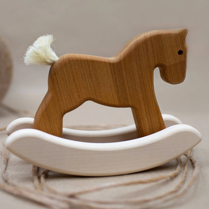 Mini Rocking Horse - Natural