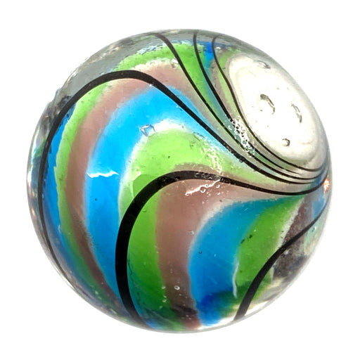 Handmade Marble - 25 mm / Mint Freeze - Geppetto's Workshop