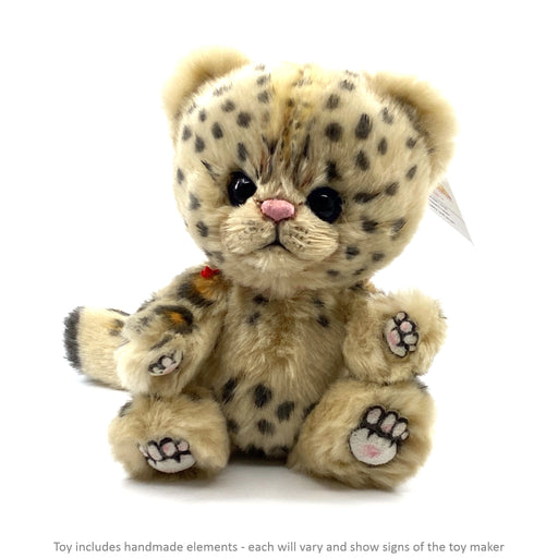 Snow Leopard Lean - Natallya Creations / HQ Plush / Ltd 299 / 18 cm / #0030 - Geppetto's Workshop