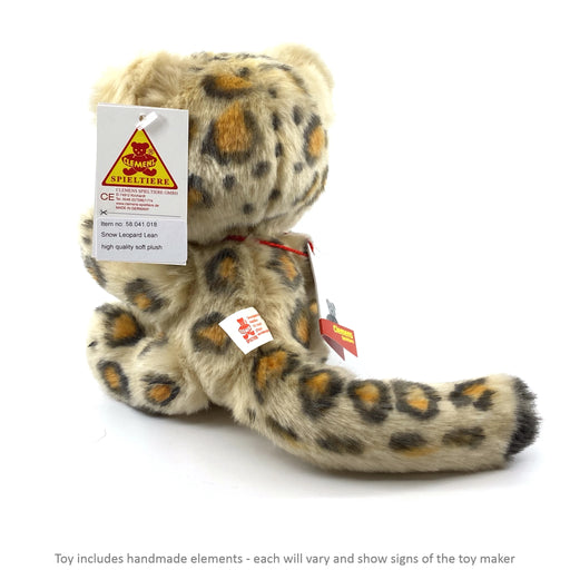 Snow Leopard Lean - Natallya Creations / HQ Plush / Ltd 299 / 18 cm / #0030 - Geppetto's Workshop