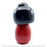 Vintage Kokeshi - Black Bob with Red Dress / 13 cm / Circa 1980s