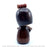 Vintage Kokeshi - Brown Bob with Brown Dress / 14 cm / Circa 1980s