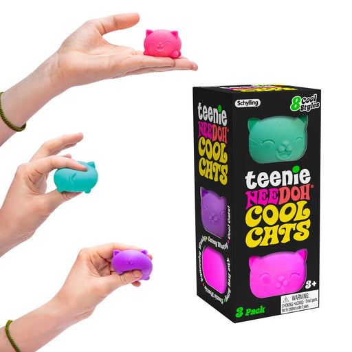 NeeDoh Teenie Set - Cool Cats / 3pc