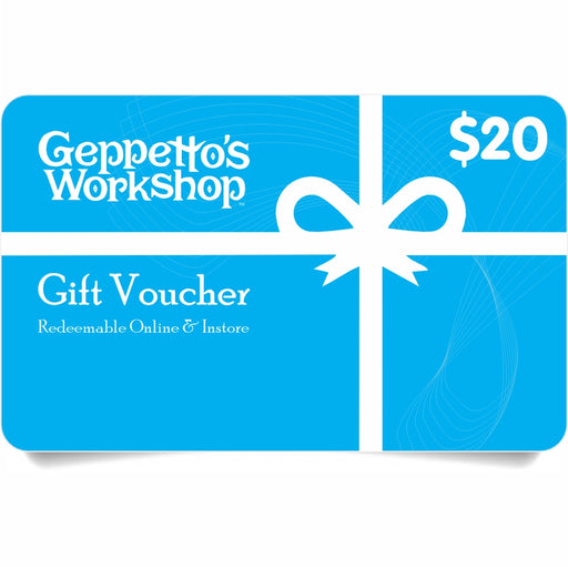 Gift Voucher - $20 - Geppetto's Workshop