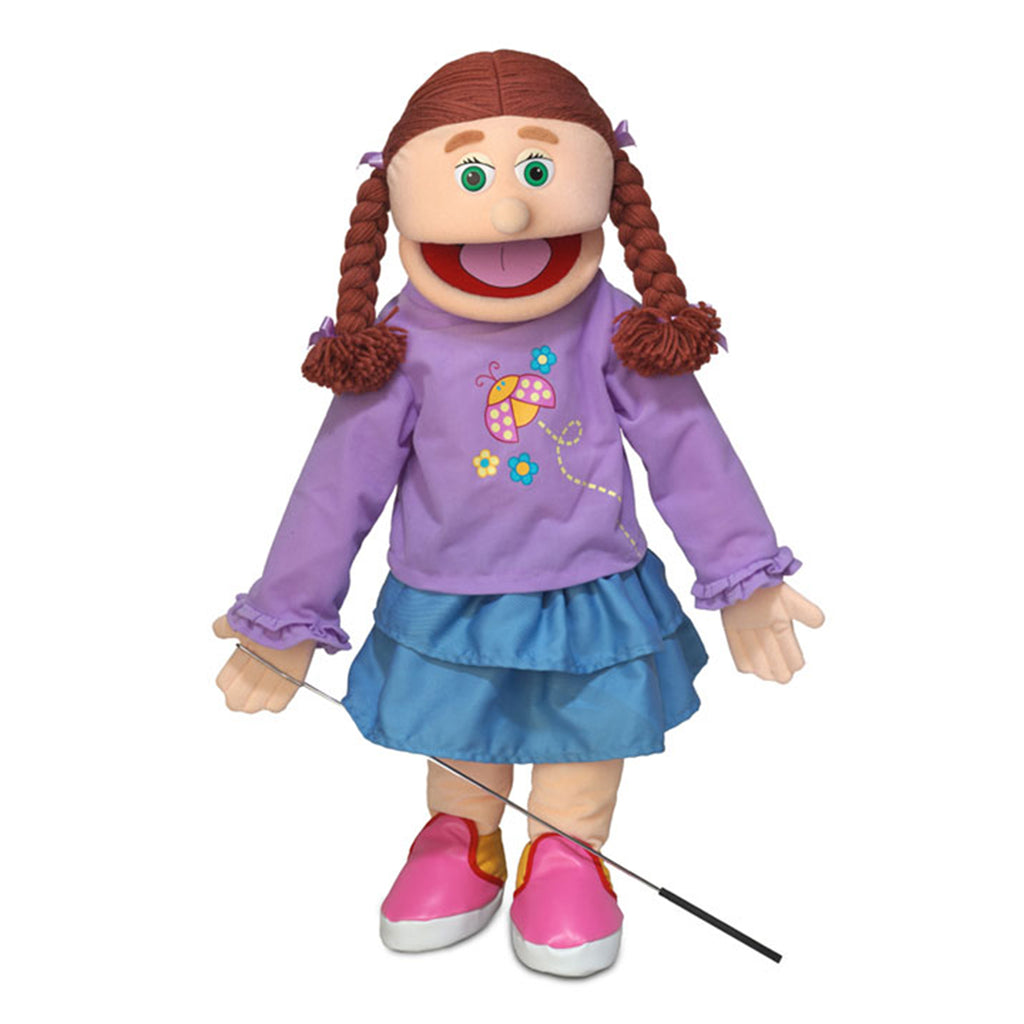 Marionnette à Main Jasmine Hispanic 40cm - Silly Puppets Pour Enfants Et Spectacles