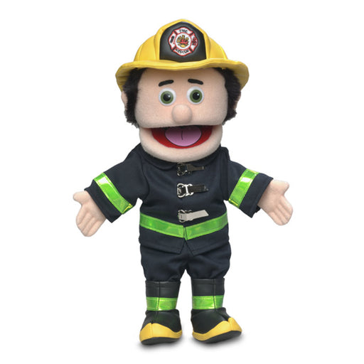 silly puppets 14 inch fireman peach hero