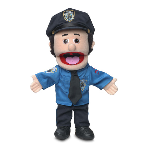 silly puppets 14 inch policeman peach hero