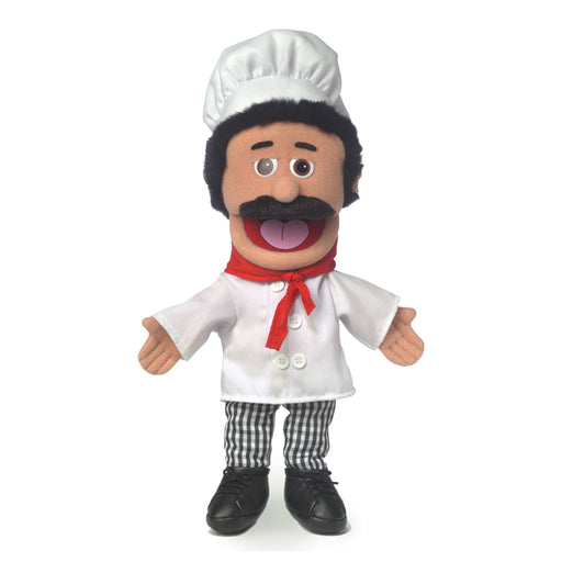 silly puppets 14 inch chef luigi hero