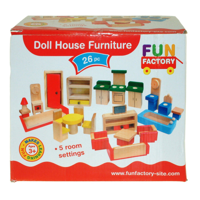 fun factory doll house furniture box
