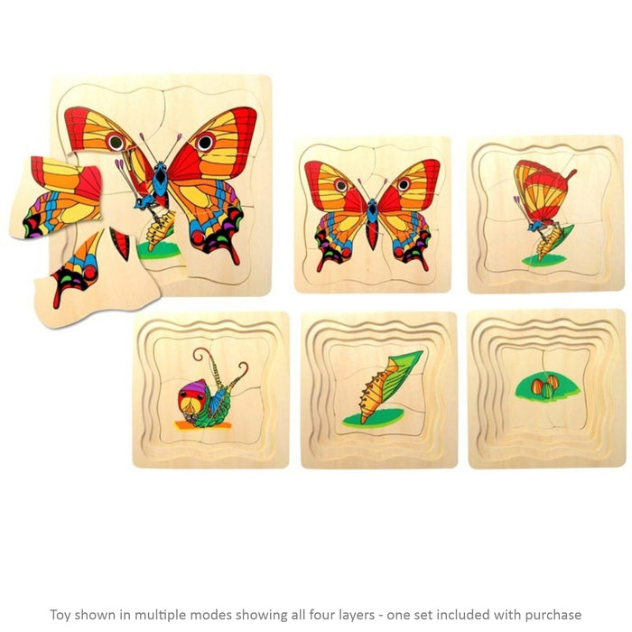 Puzzle - 5 Layers Butterfly - Geppetto's Workshop