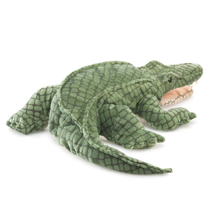 folkmanis alligator puppet back