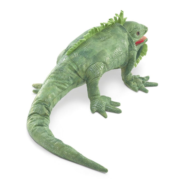 folkmanis iguana puppet back