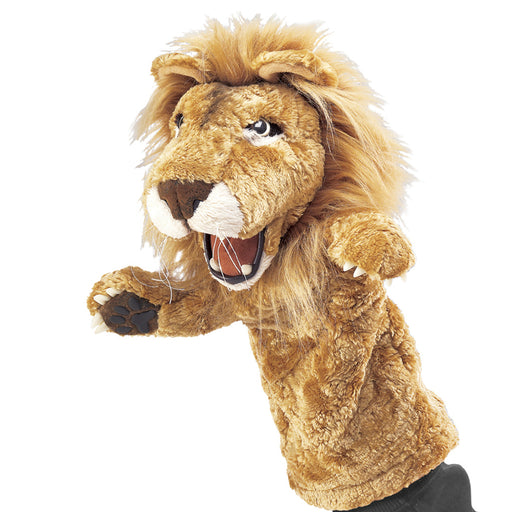 folkmanis lion stage puppet hero