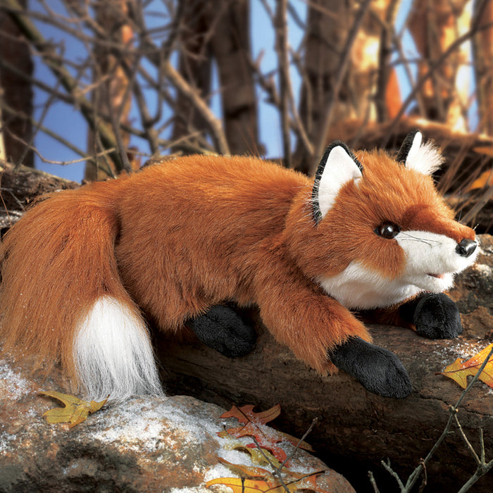 folkmanis small red fox puppet lifestyle