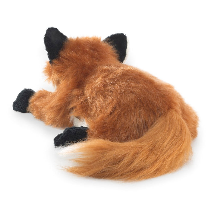 folkmanis small red fox puppet back