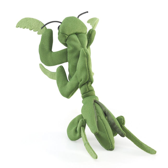 folkmanis mini praying mantis puppet back