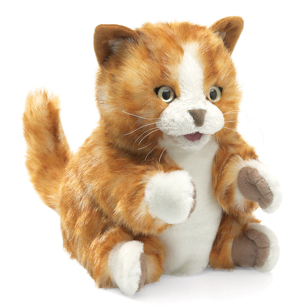 Orange Tabby Kitten Puppet