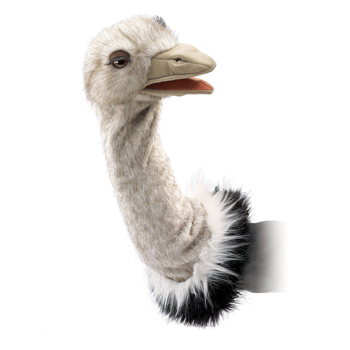 folkmanis ostrich stage puppet hero