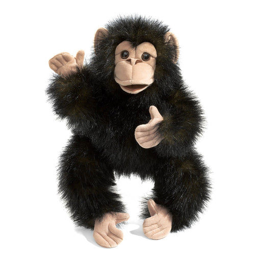 folkmanis baby chimpanzee puppet hero