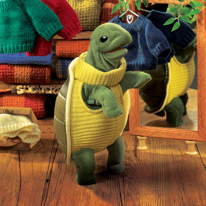 Turtleneck Turtle Puppet - Geppetto's Workshop