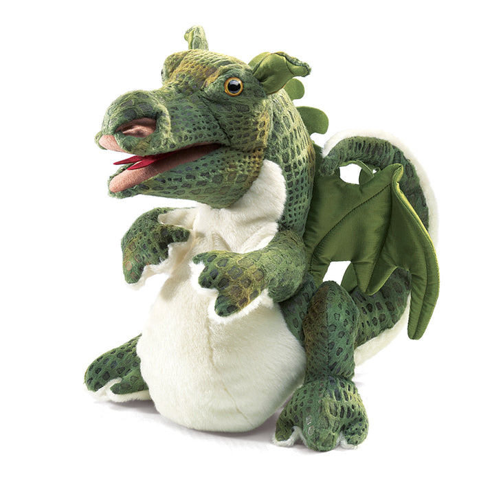 folkmanis baby dragon puppet hero