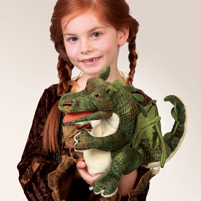 folkmanis baby dragon puppet action