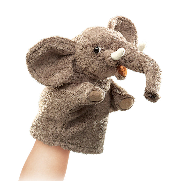 folkmanis little elephant puppet hero