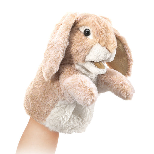folkmanis little lop rabbit puppet hero