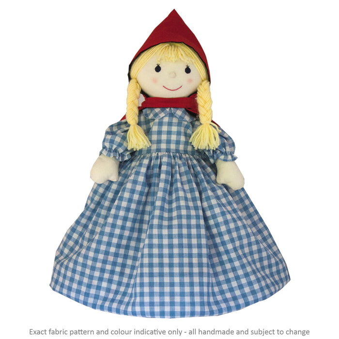 geppettos topsy turvy doll red riding hood red