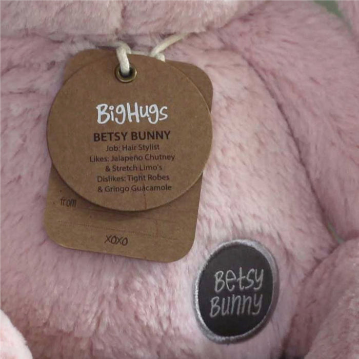 ob designs huggie betsy bunny tag